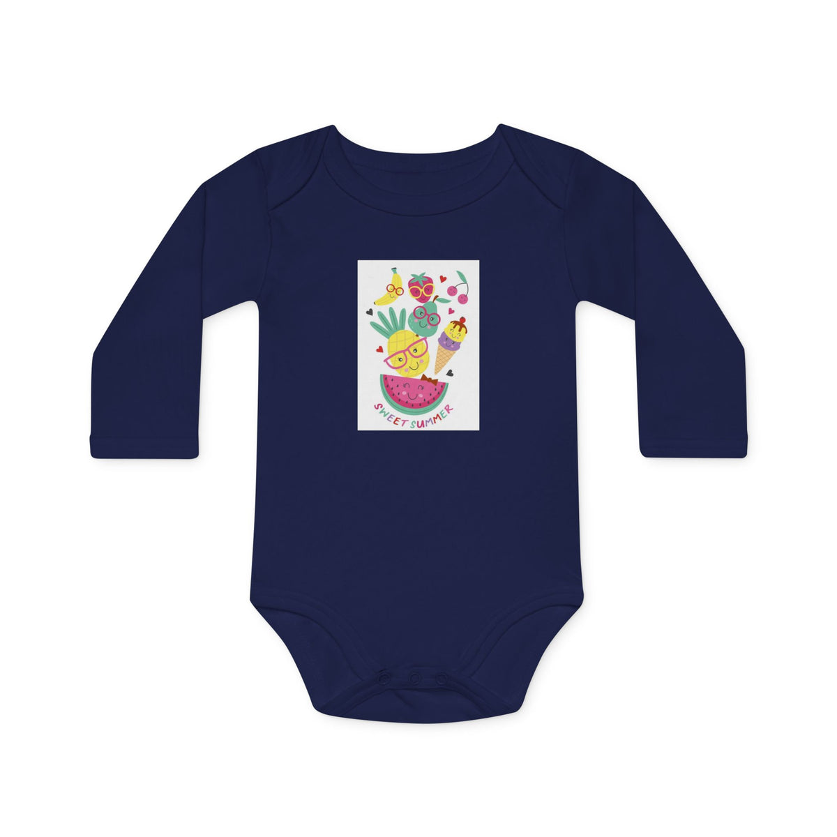 Baby Long-Sleeve Organic Bodysuit