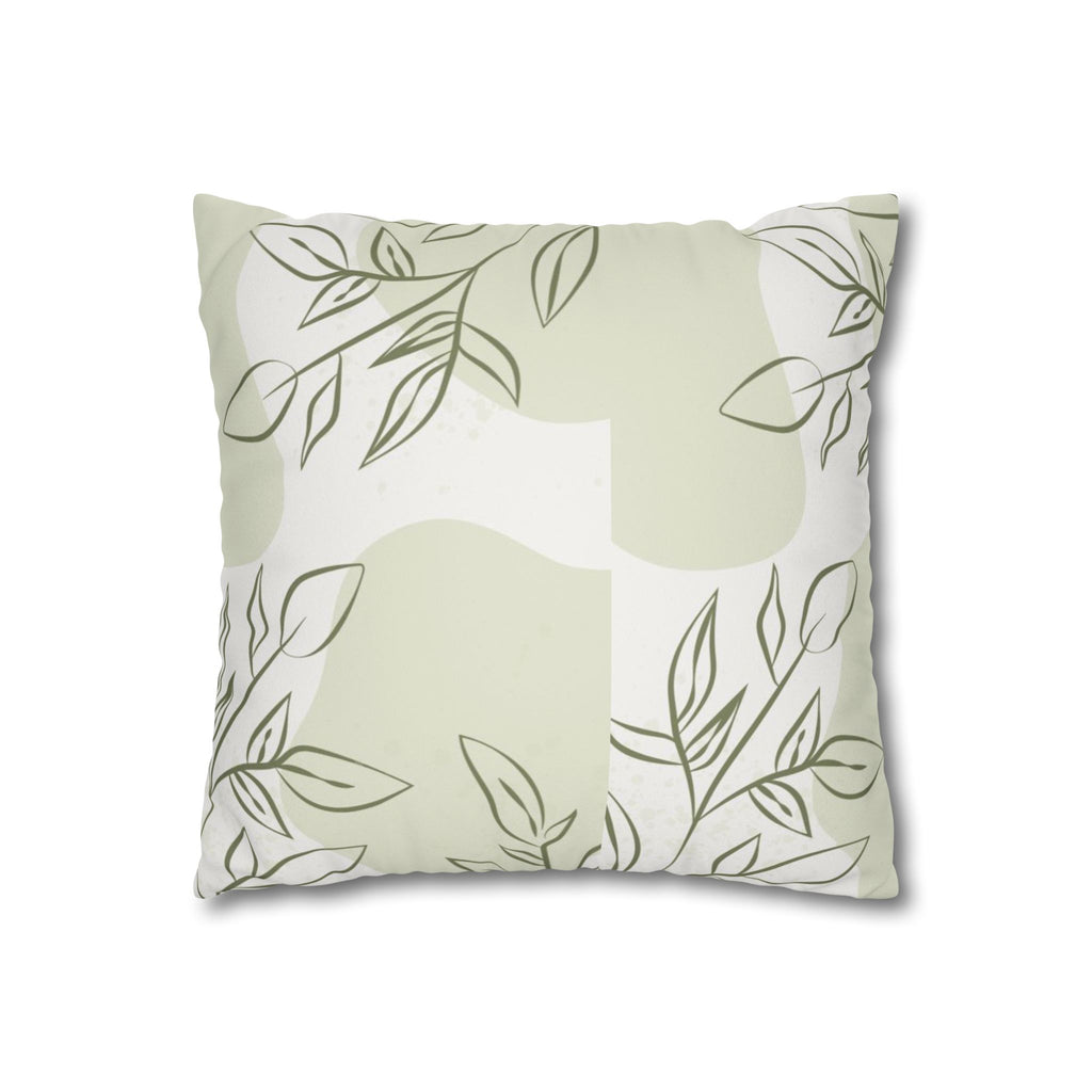 Faux Suede Square Pillowcase