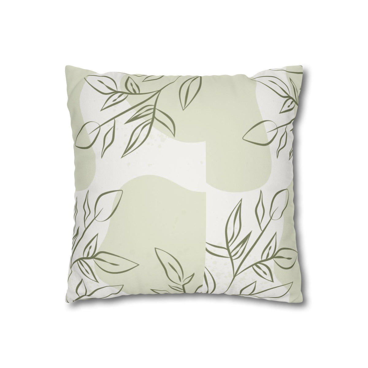 Faux Suede Square Pillowcase