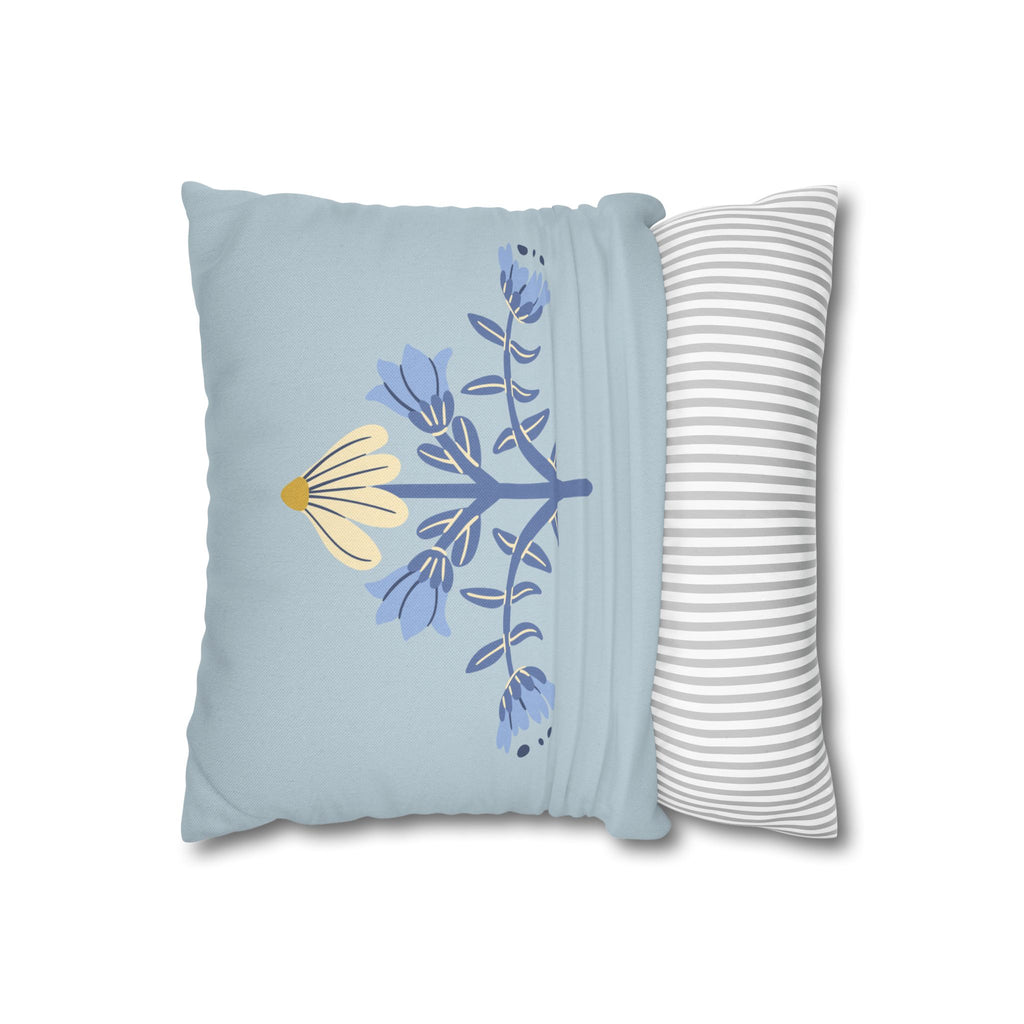 Spun Polyester Square Pillowcase