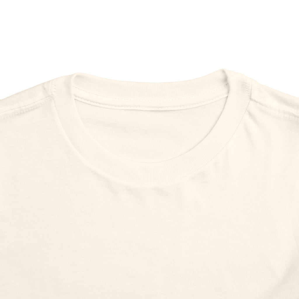 Sunset Block Letter logo Toddler Tee | Minimal Center Chest