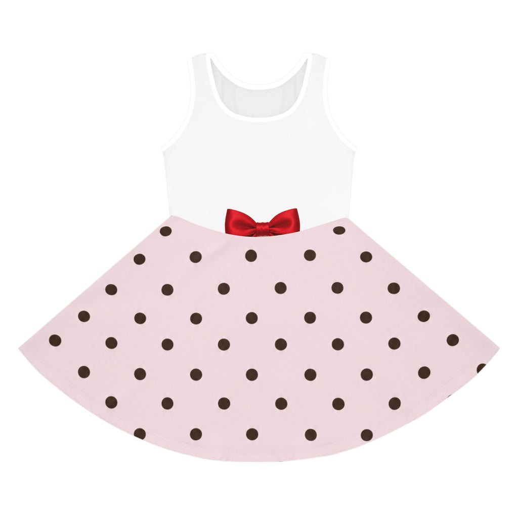 Girls' Sleeveless Sundress (AOP)