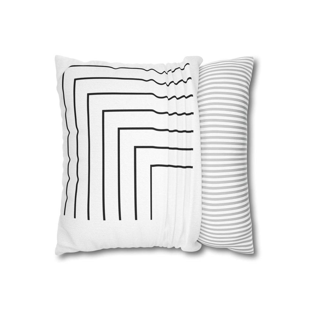 Spun Polyester Square Pillowcase