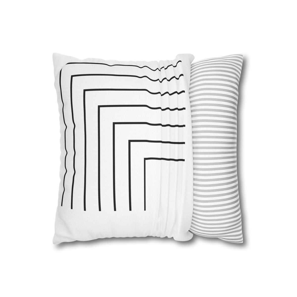 Spun Polyester Square Pillowcase