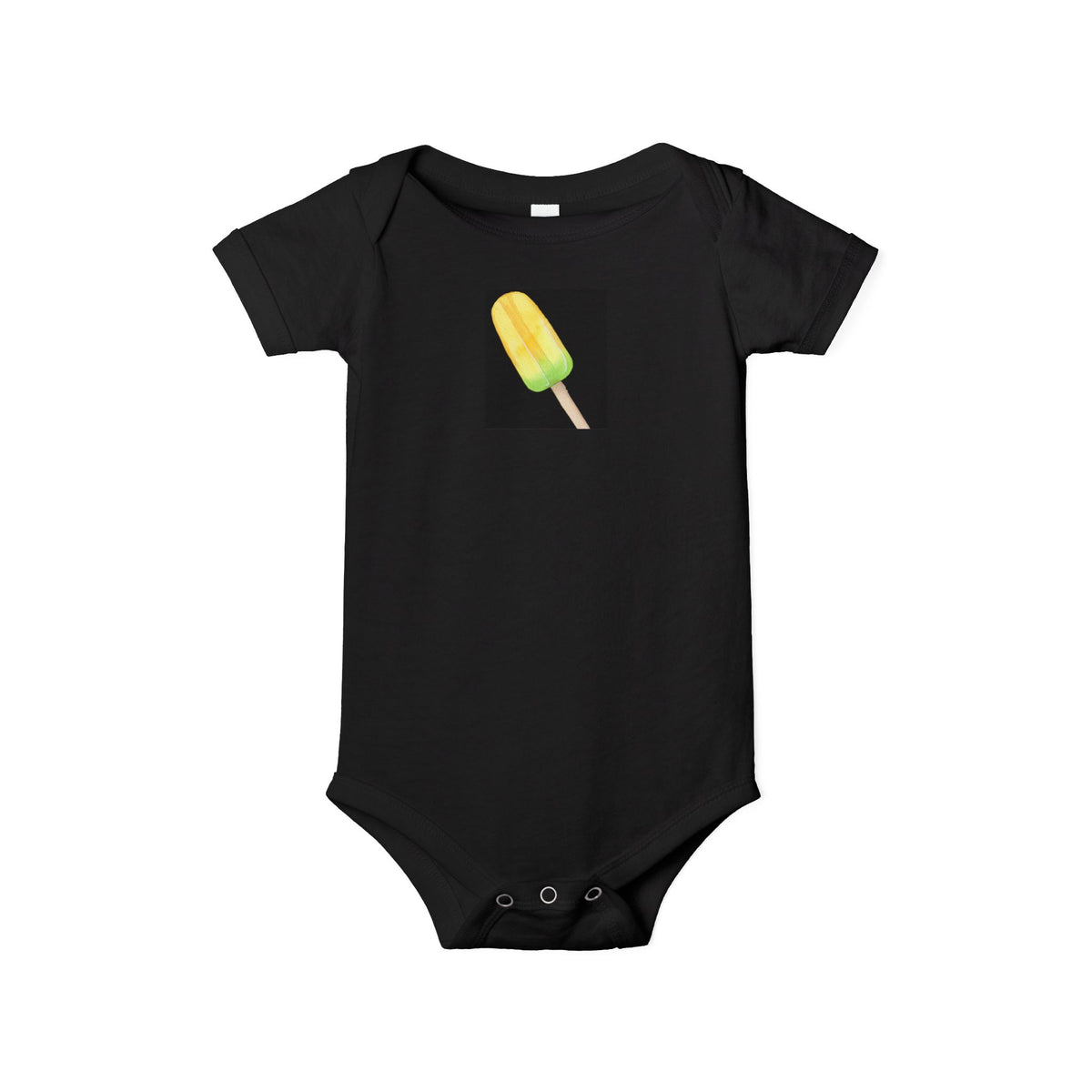 Popsicle Baby Onesie – Cute Yellow Ice Pop Infant Bodysuit