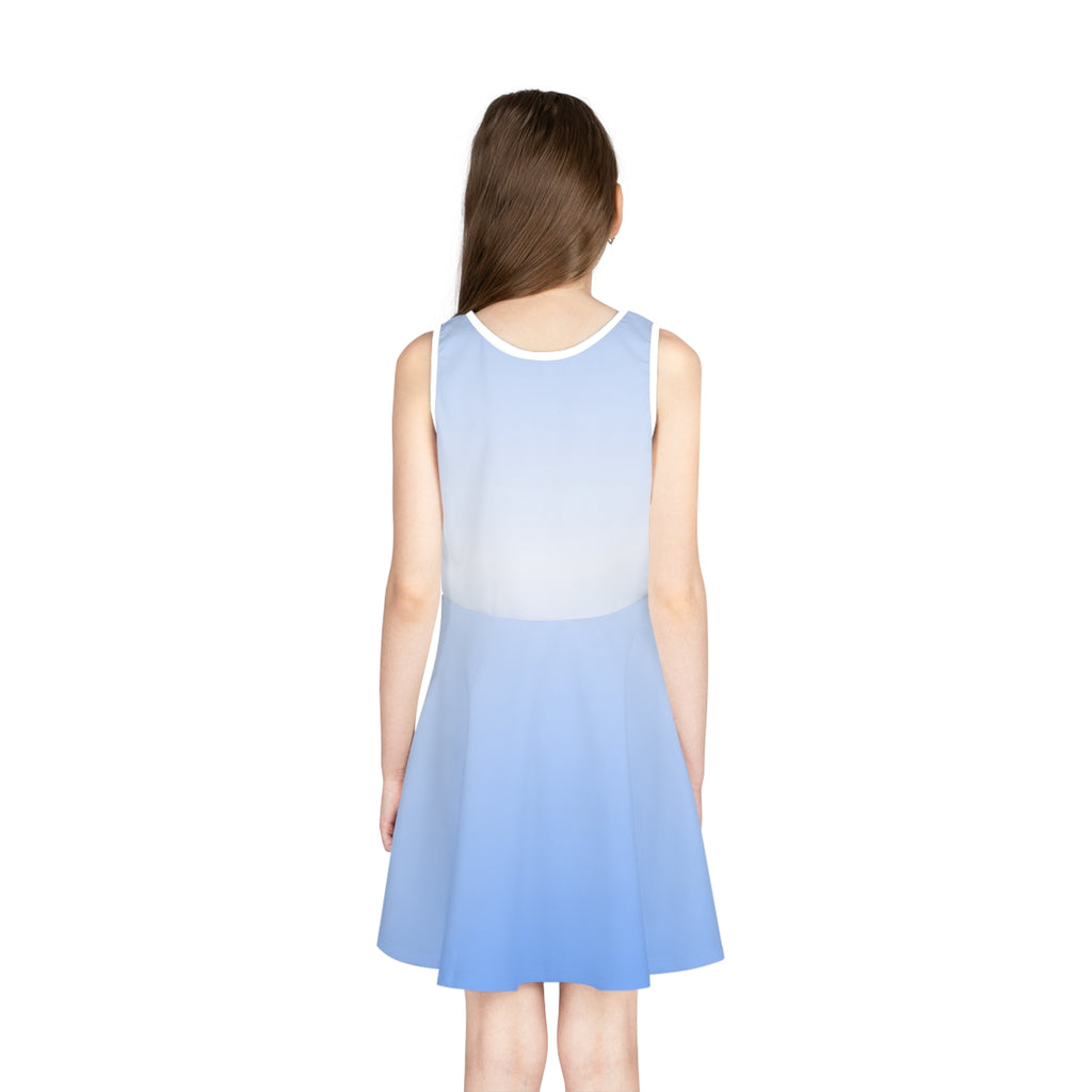 Girls' Sleeveless Sundress (AOP)