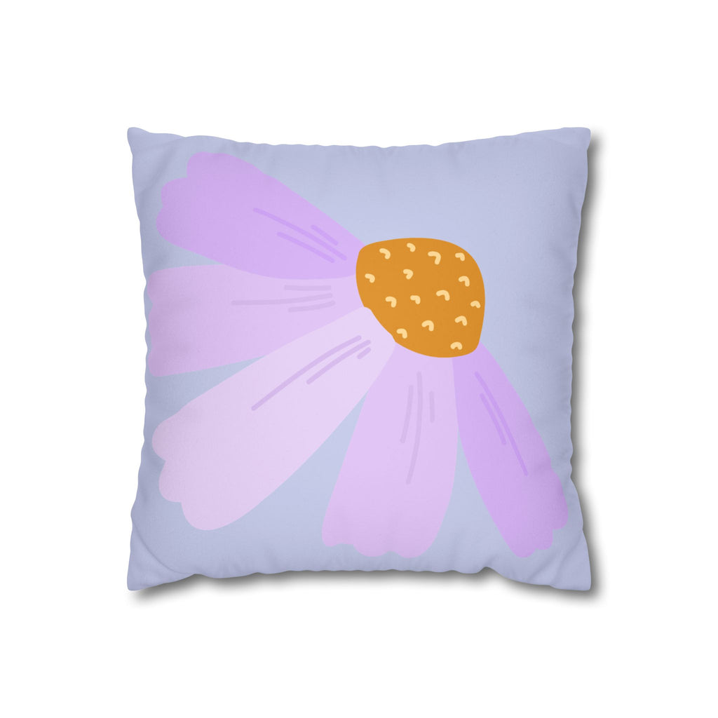 Faux Suede Square Pillowcase
