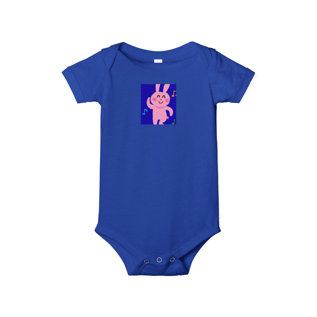 Pink Bunny Infant One-Piece Bodysuit — Cute Baby Shower Gift