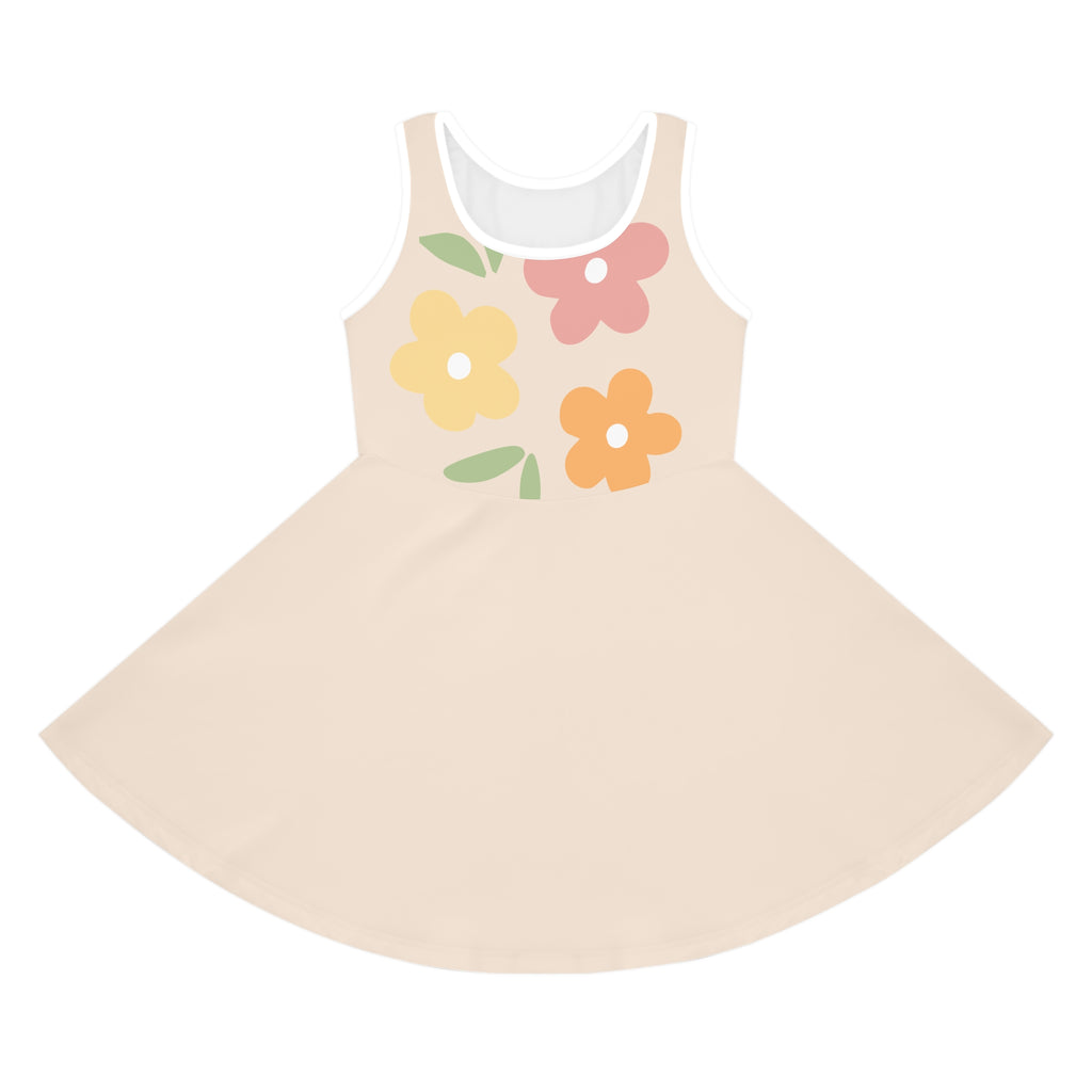 Girls' Sleeveless Sundress (AOP)