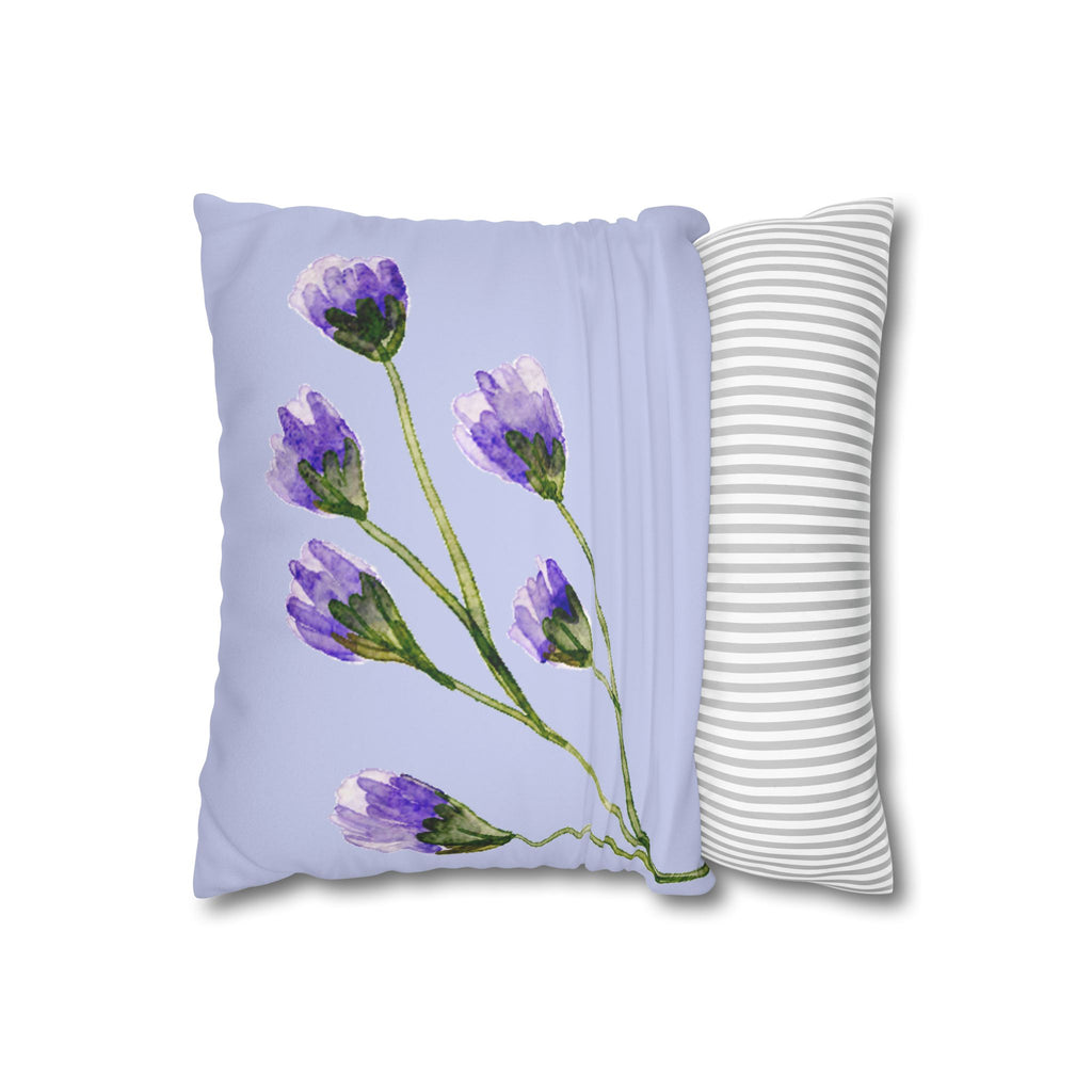 Faux Suede Square Pillowcase