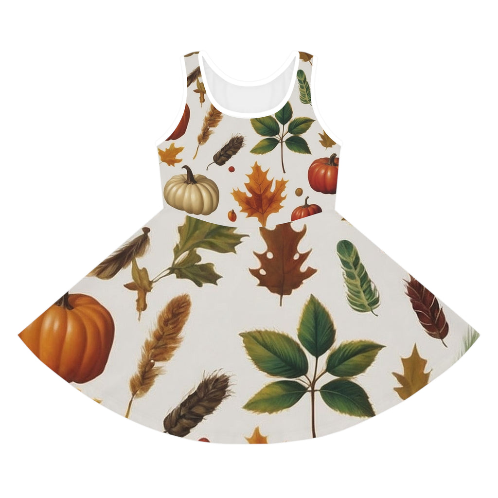 Girls' Sleeveless Sundress (AOP)