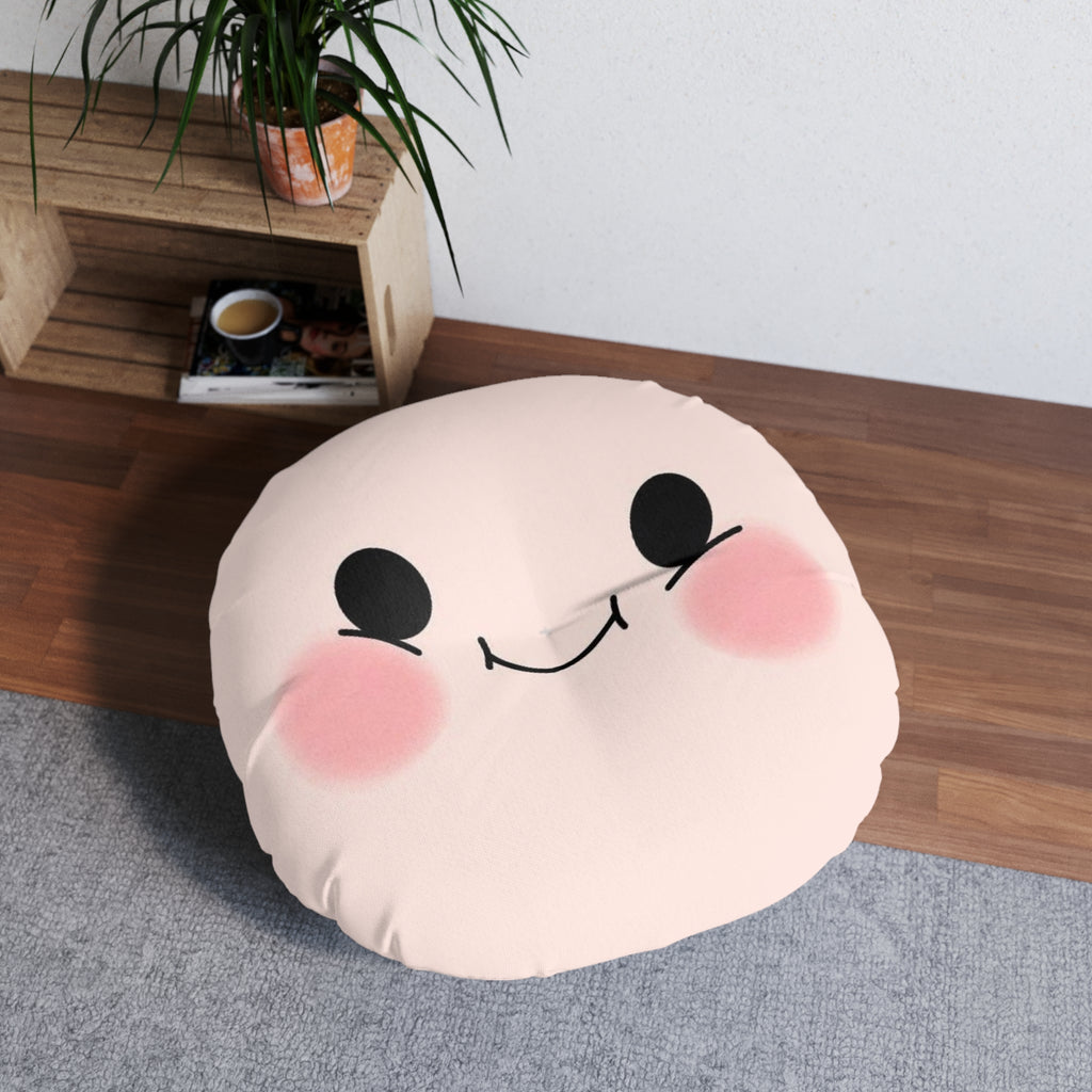 Tufted Floor Pillow, Round