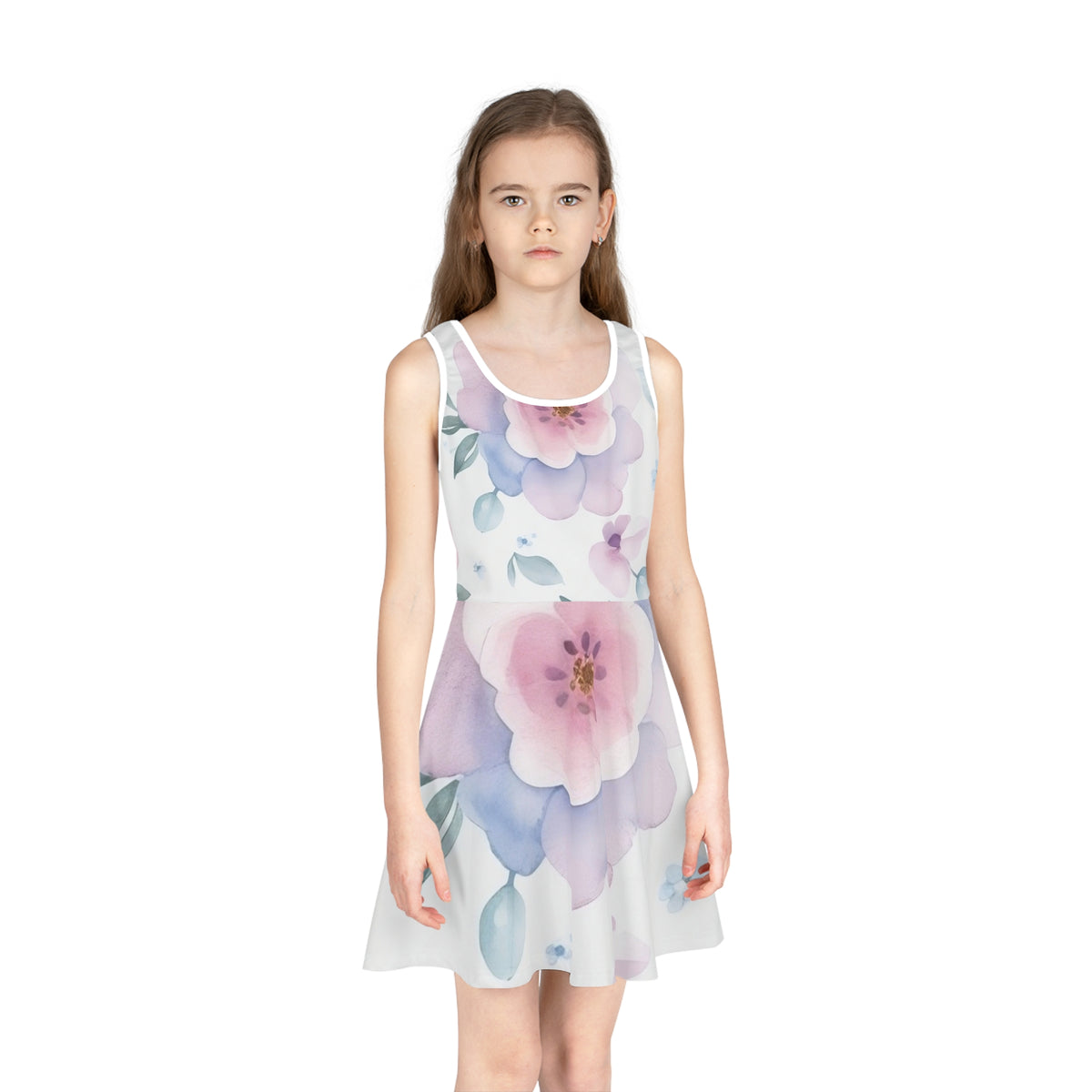 Girls' Sleeveless Sundress (AOP)