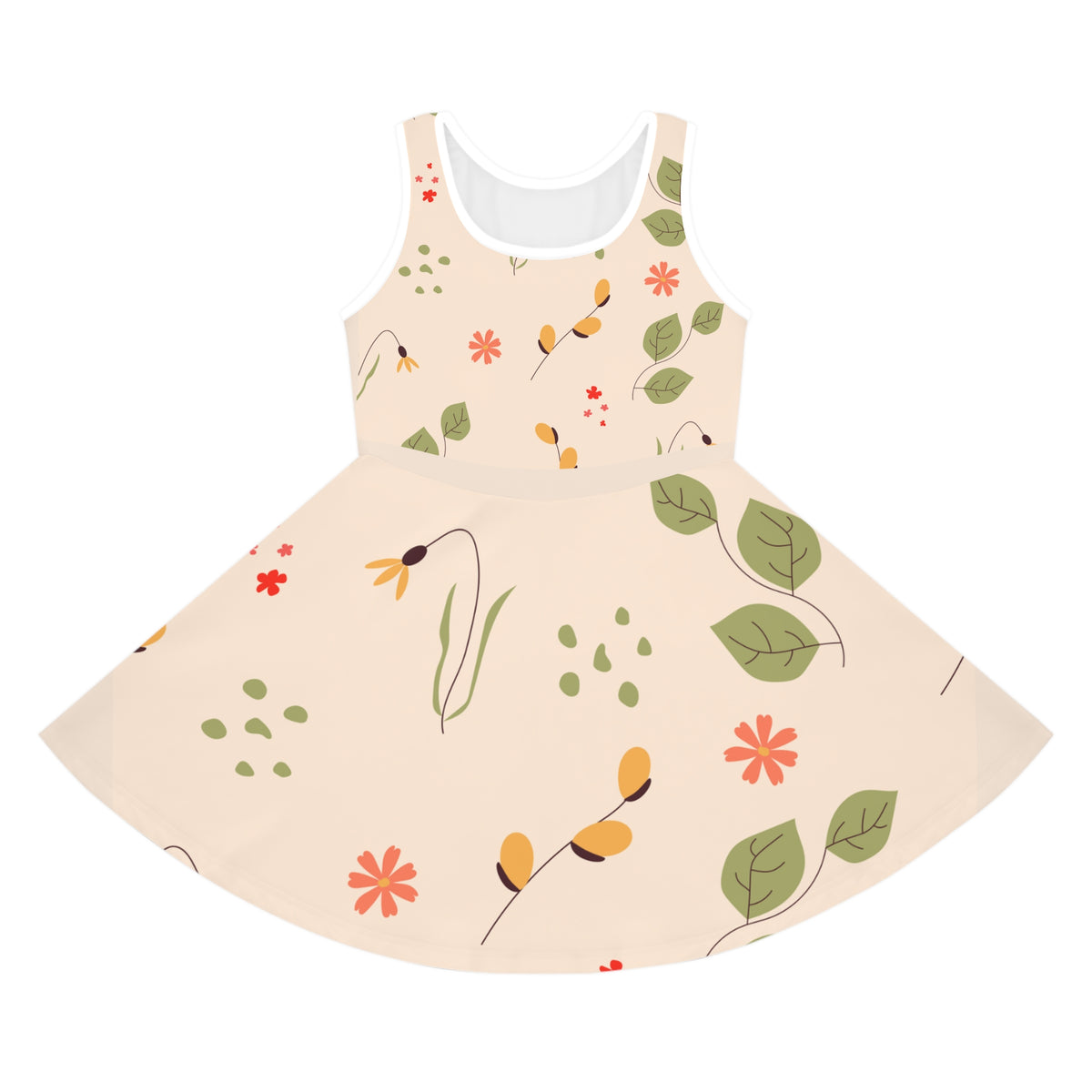 Girls' Sleeveless Sundress (AOP)