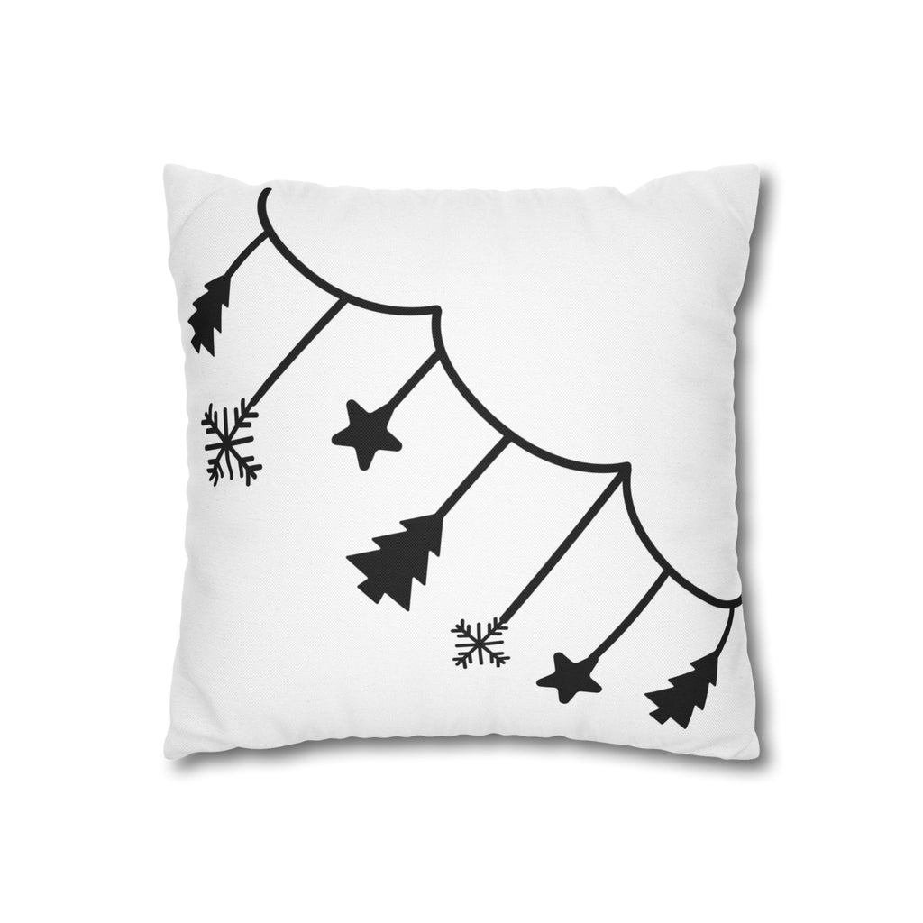 Spun Polyester Square Pillowcase