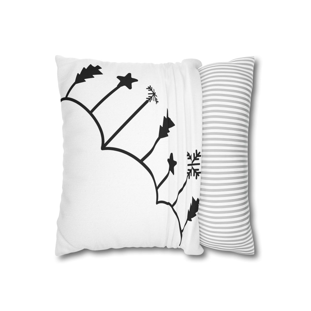 Spun Polyester Square Pillowcase