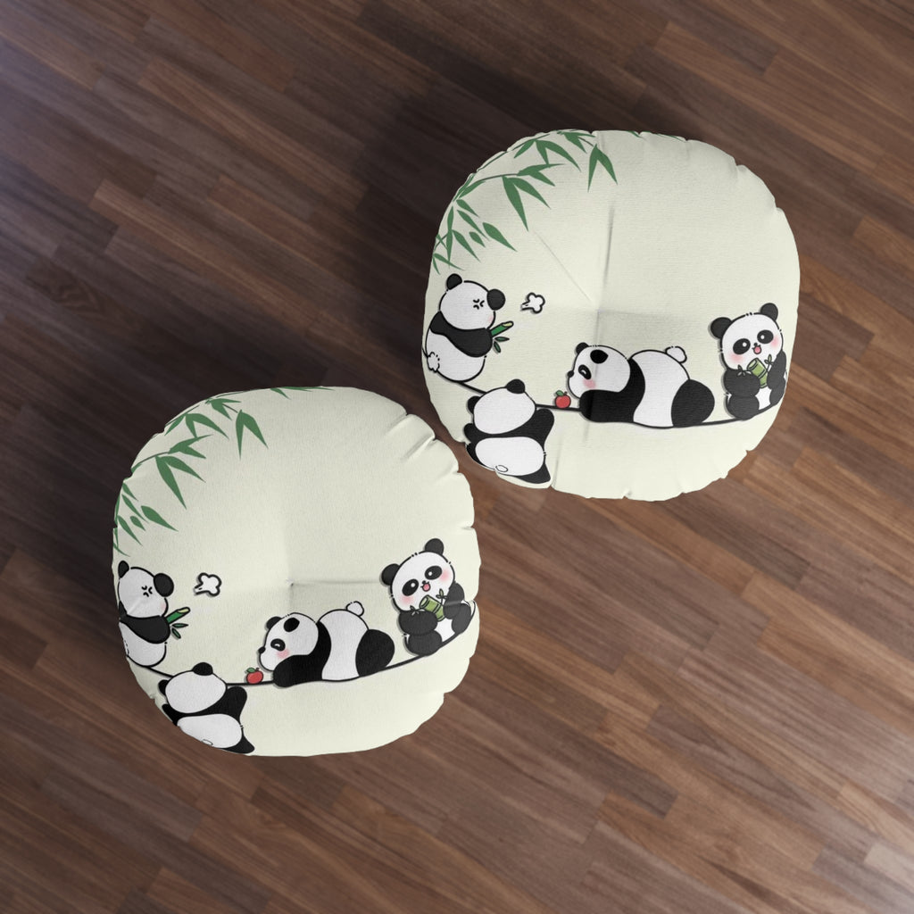 Tufted Floor Pillow, Round