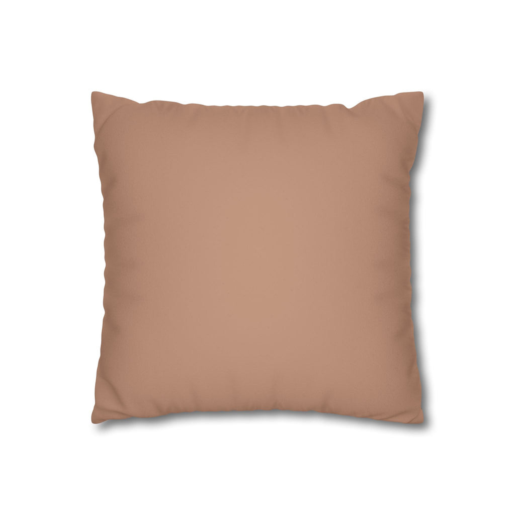 Faux Suede Square Pillowcase