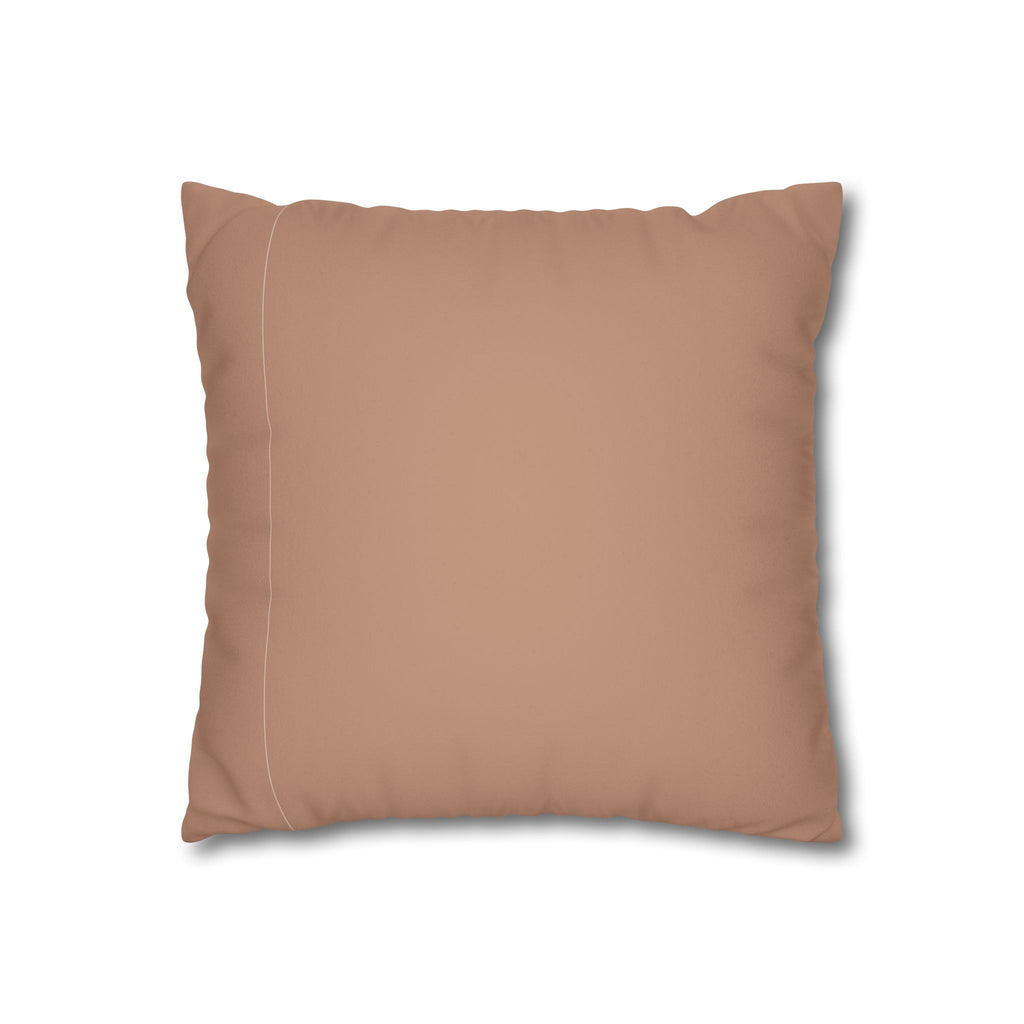 Faux Suede Square Pillowcase