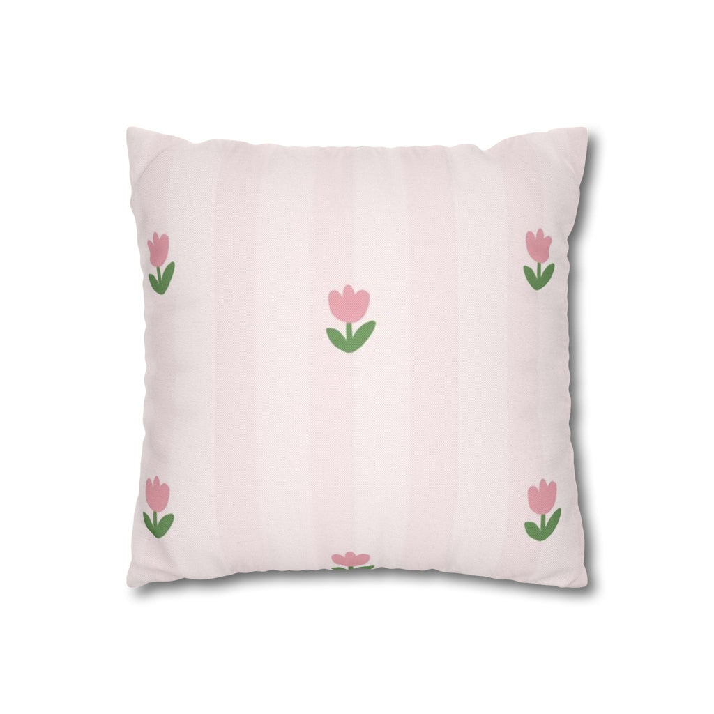 Spun Polyester Square Pillowcase