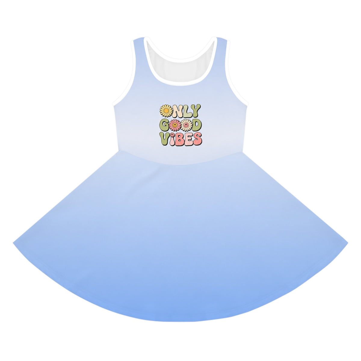 Girls' Sleeveless Sundress (AOP)