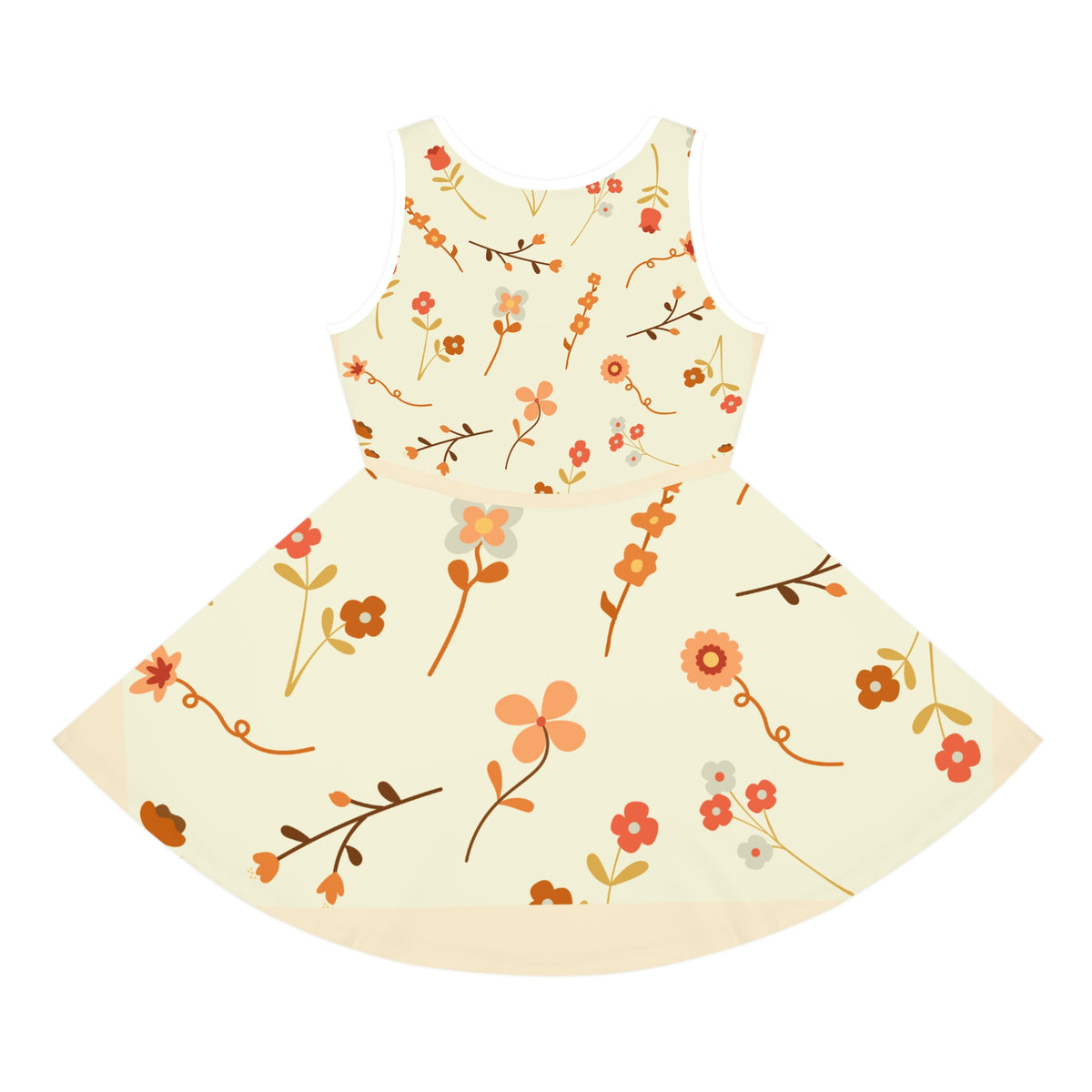 Girls' Sleeveless Sundress (AOP)