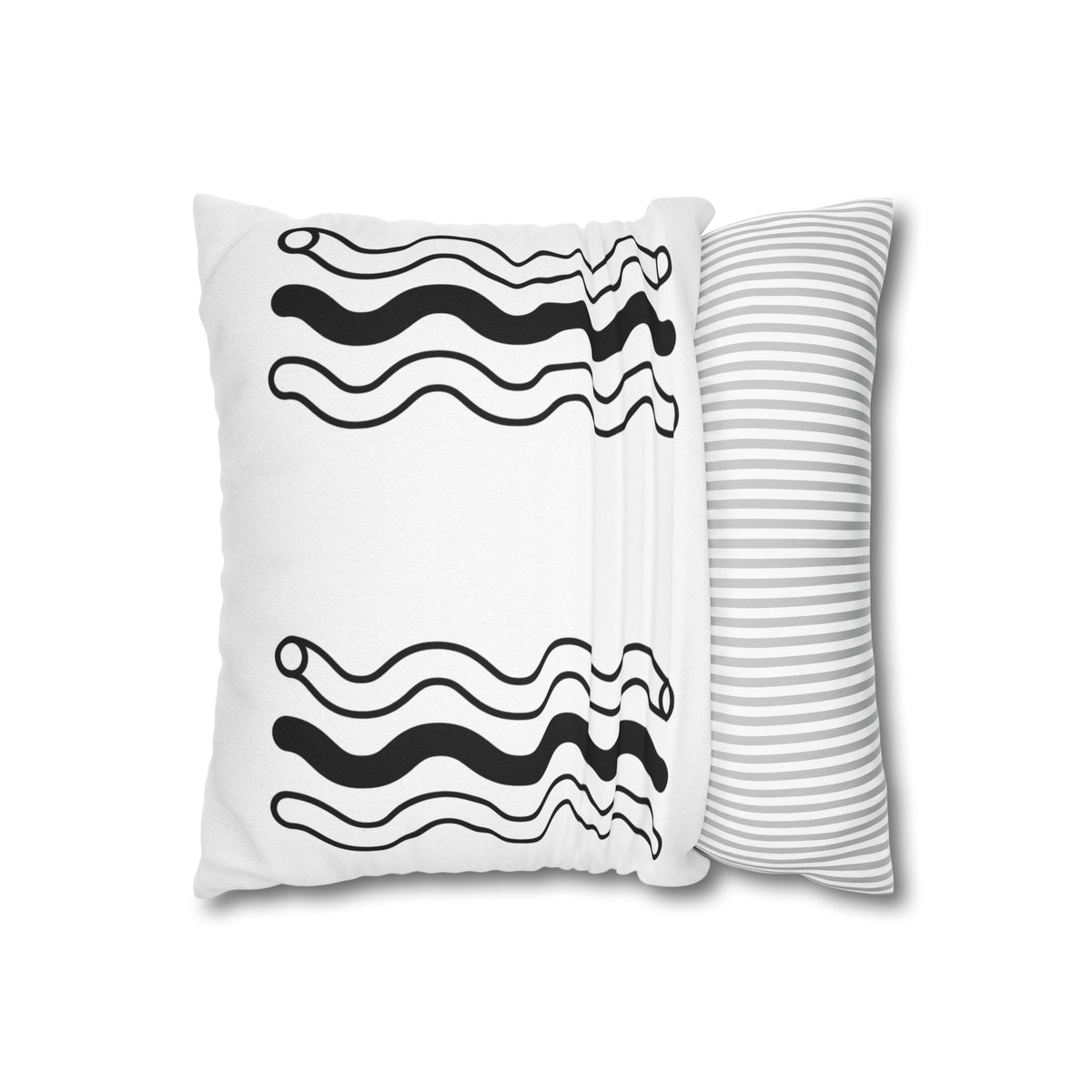 Spun Polyester Square Pillowcase