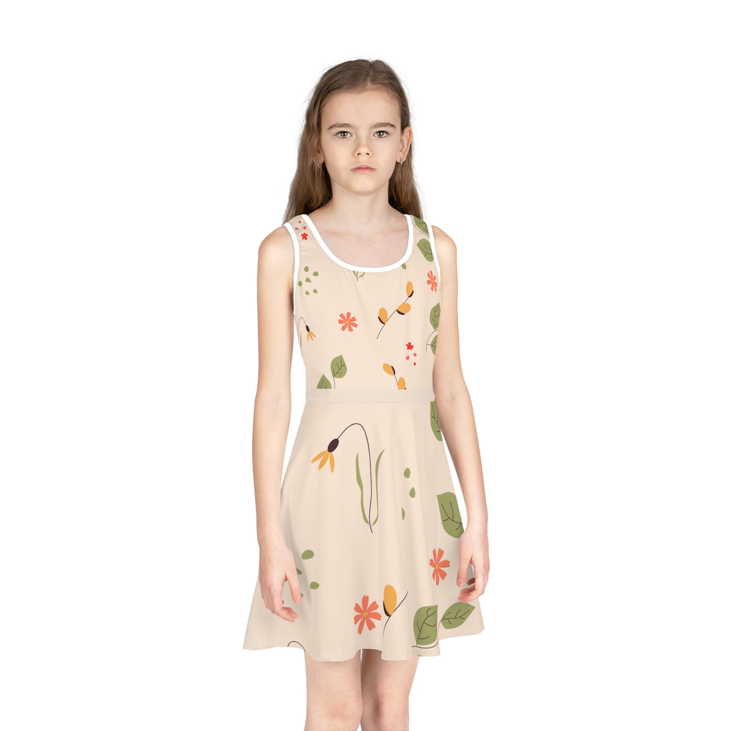 Girls' Sleeveless Sundress (AOP)