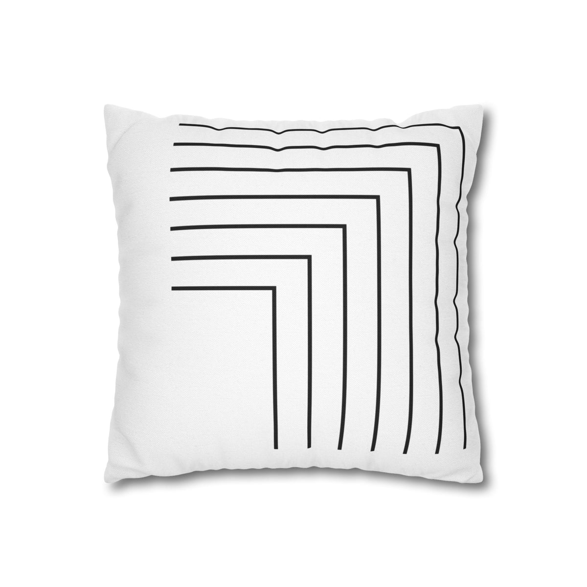 Spun Polyester Square Pillowcase