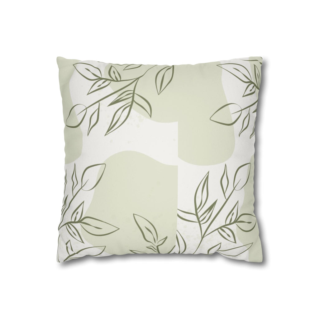 Faux Suede Square Pillowcase