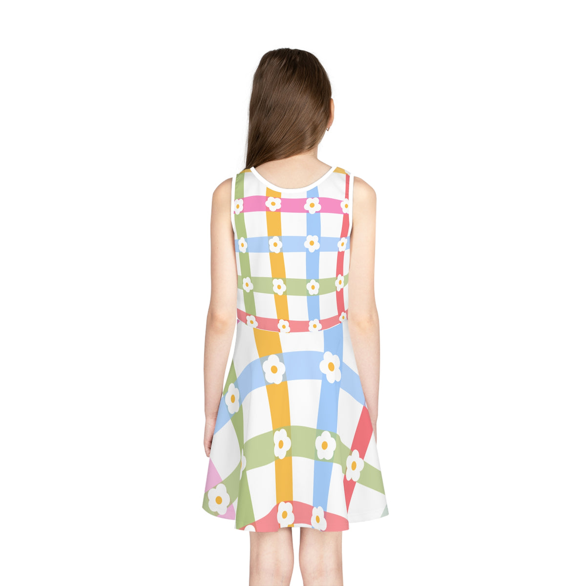 Girls' Sleeveless Sundress (AOP)