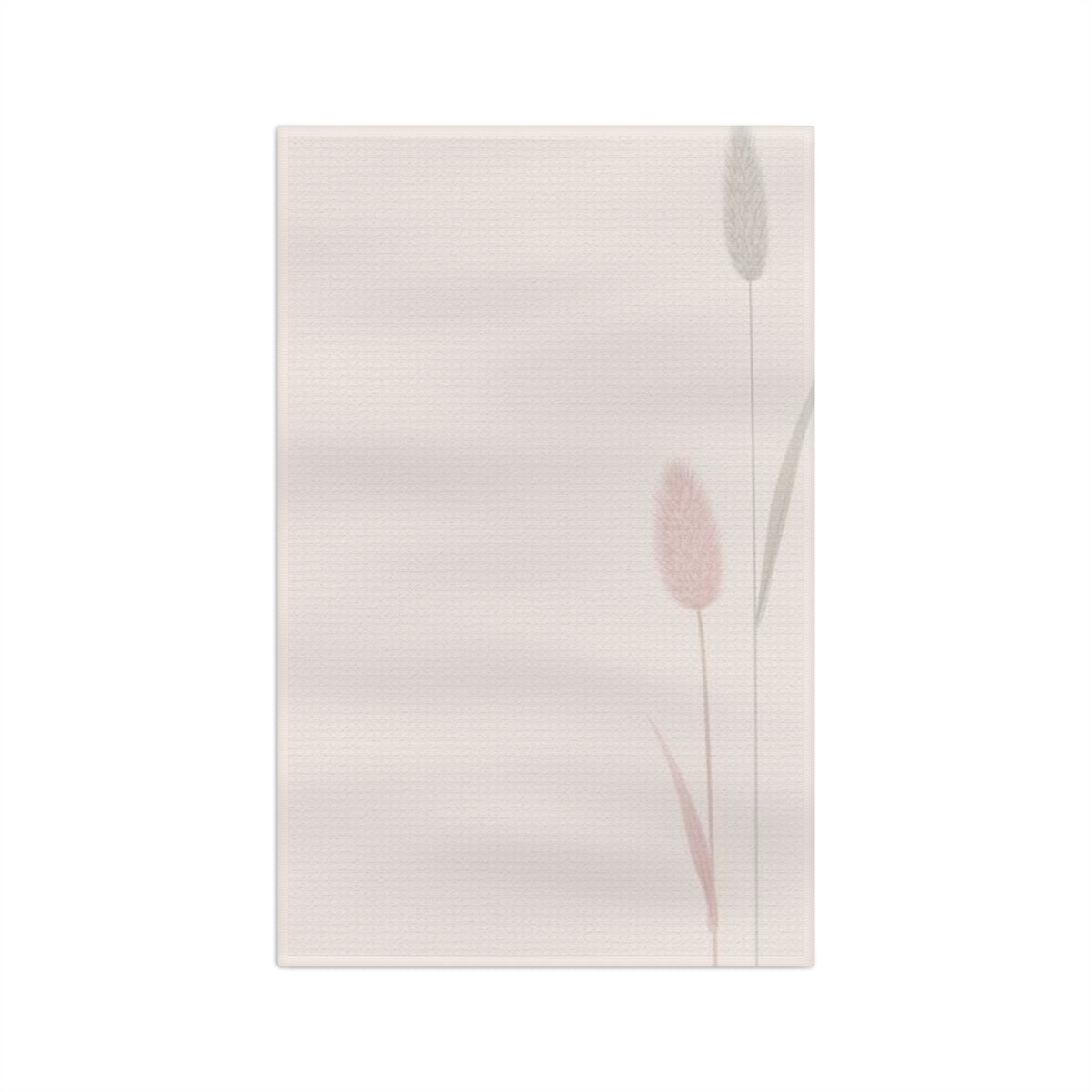 Microfiber Tea Towel - Minimal Pastel Tulip Kitchen Towel, Soft Floral Dish Cloth for Spring & Housewarming