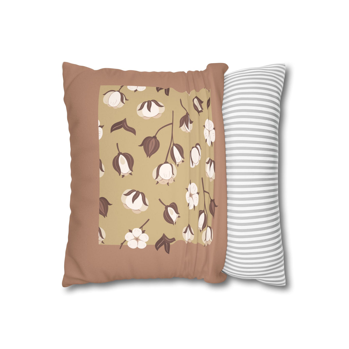 Faux Suede Square Pillowcase