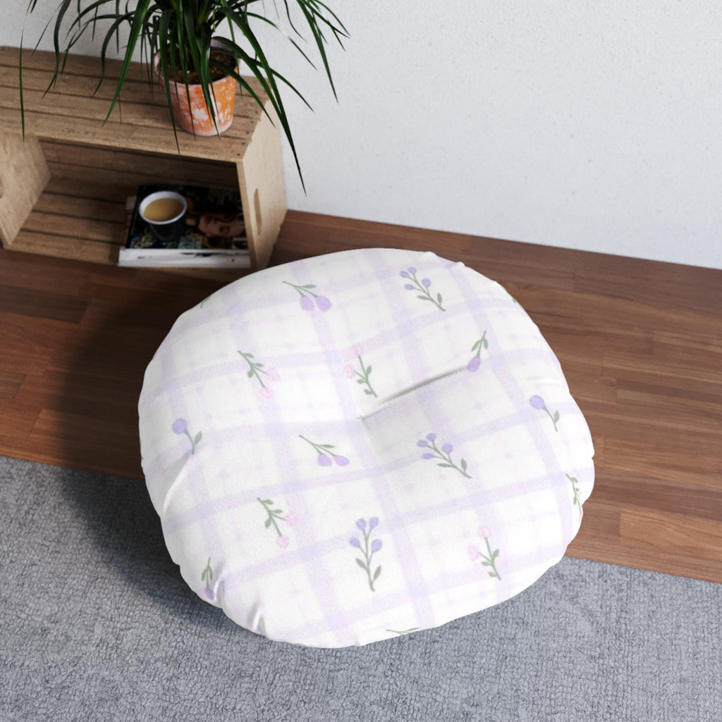 Tufted Floor Pillow, Round