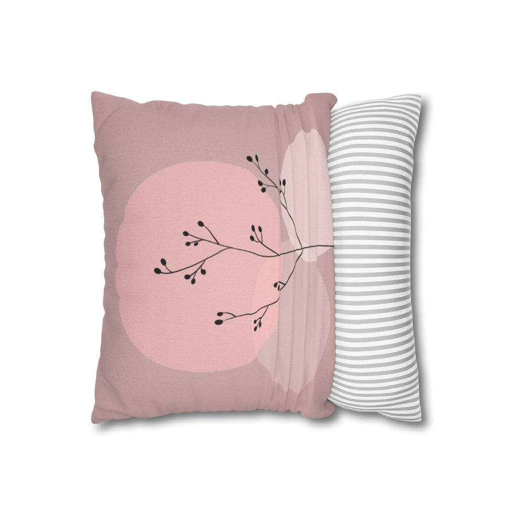 Spun Polyester Square Pillowcase