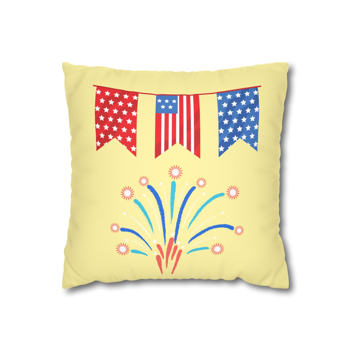 Faux Suede Square Pillowcase