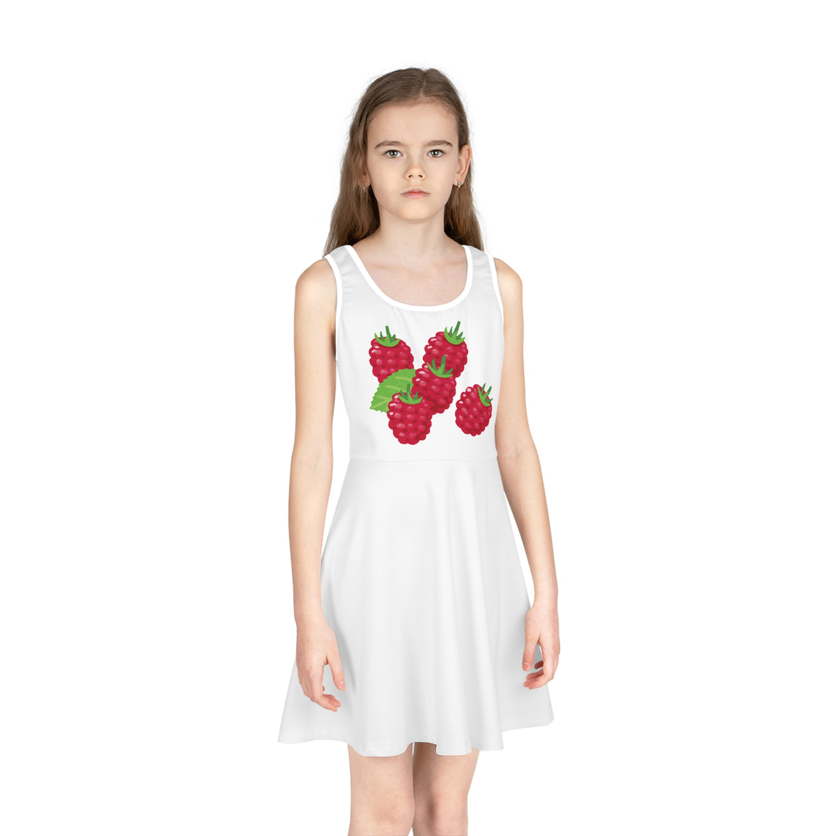Raspberry Cluster Sundress | Girls Tank Dress