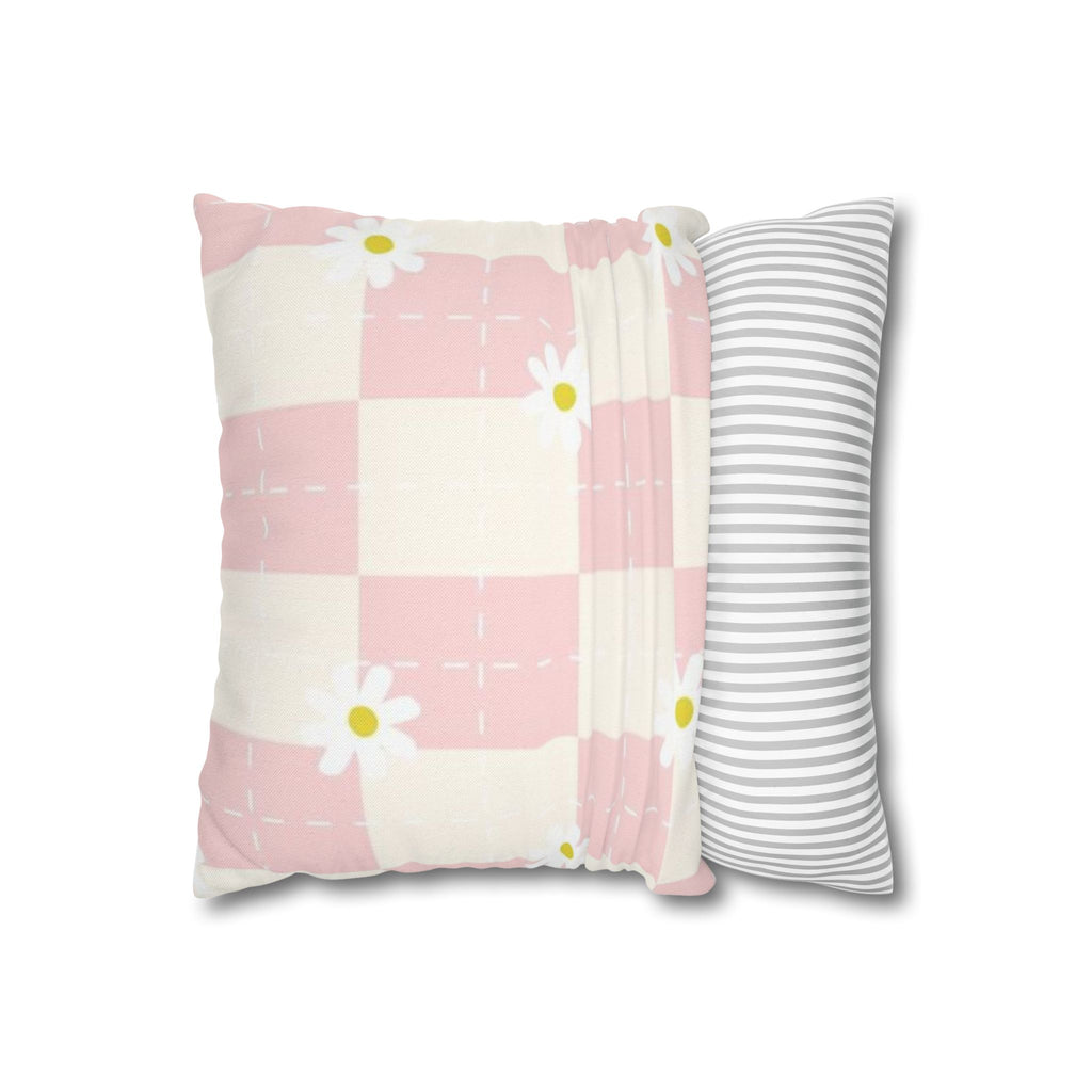 Spun Polyester Square Pillowcase