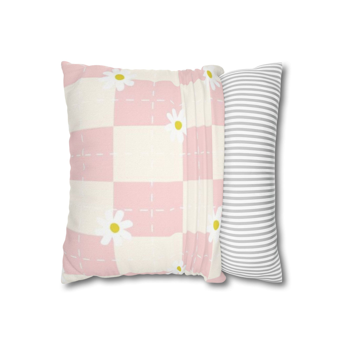 Spun Polyester Square Pillowcase