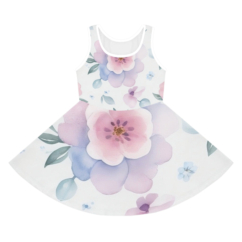 Girls' Sleeveless Sundress (AOP)