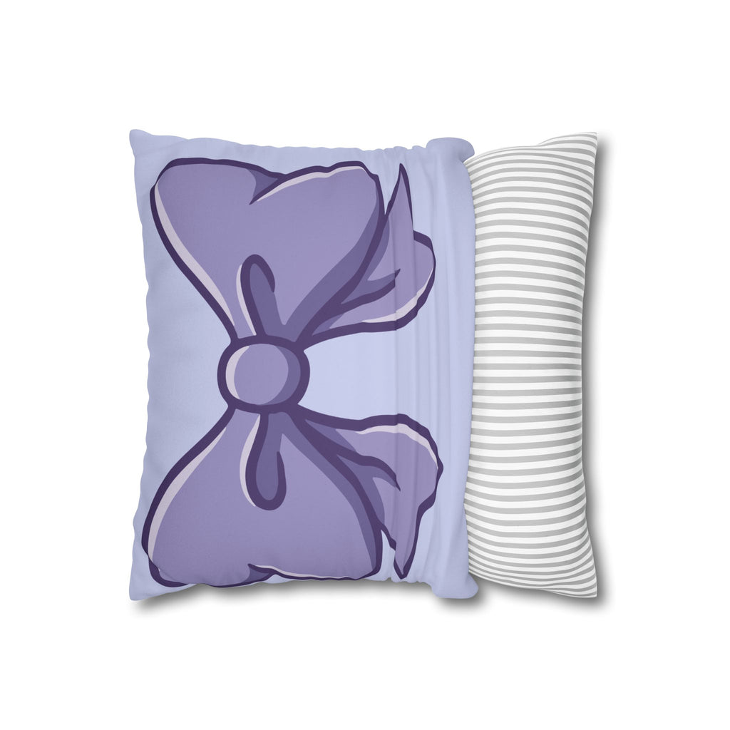 Faux Suede Square Pillowcase