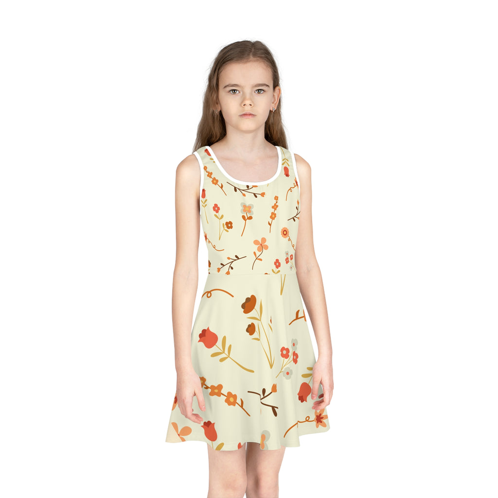 Girls' Sleeveless Sundress (AOP)