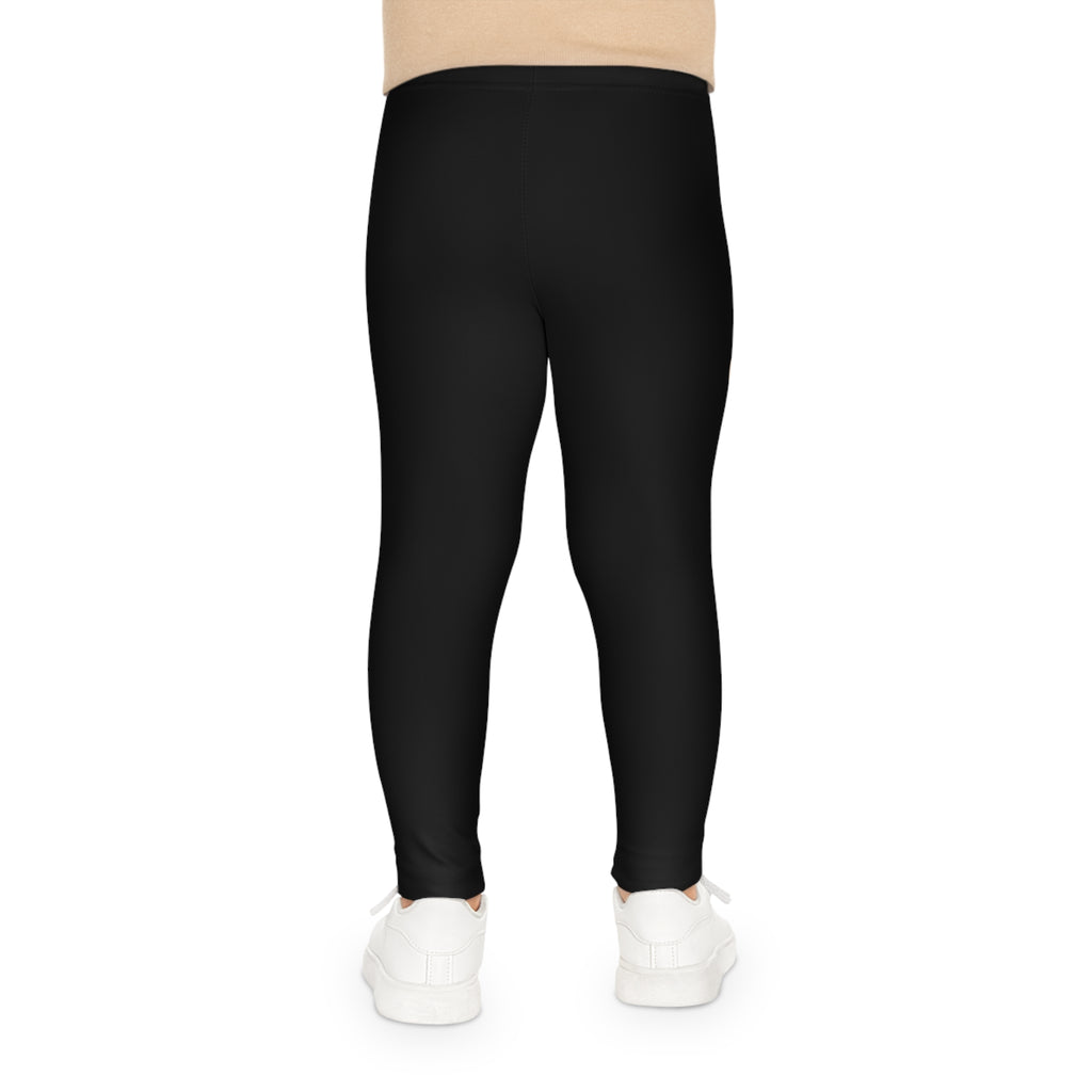 Kids Halloween Leggings — 'Hey Boo' Pumpkin Graphic