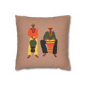 Faux Suede Square Pillowcase