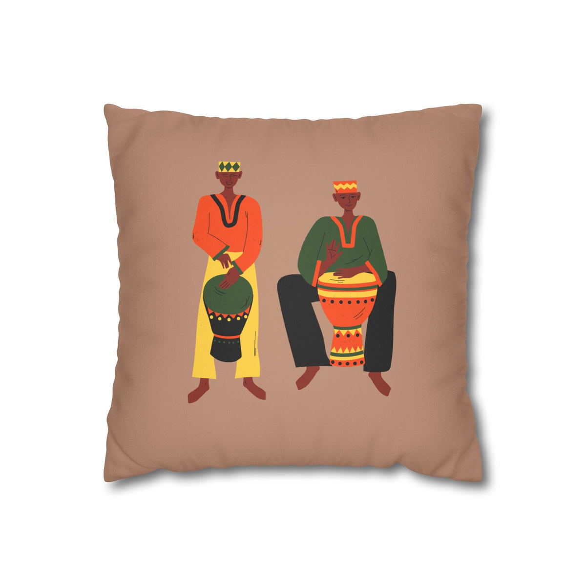 Faux Suede Square Pillowcase