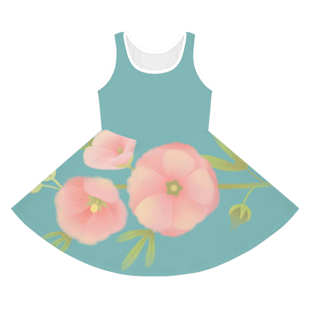 Girls' Sleeveless Sundress (AOP)
