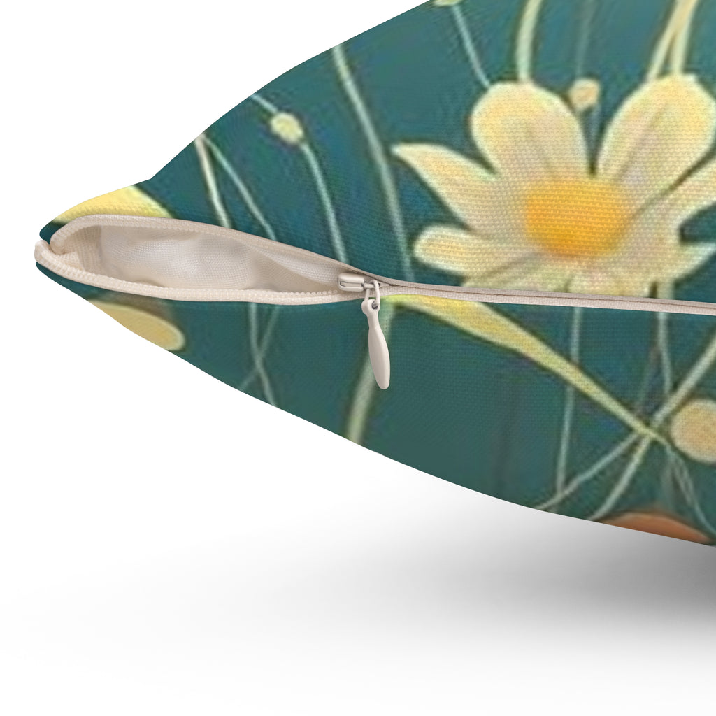 Spun Polyester Square Pillow