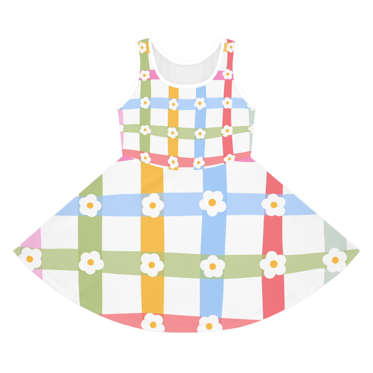 Girls' Sleeveless Sundress (AOP)