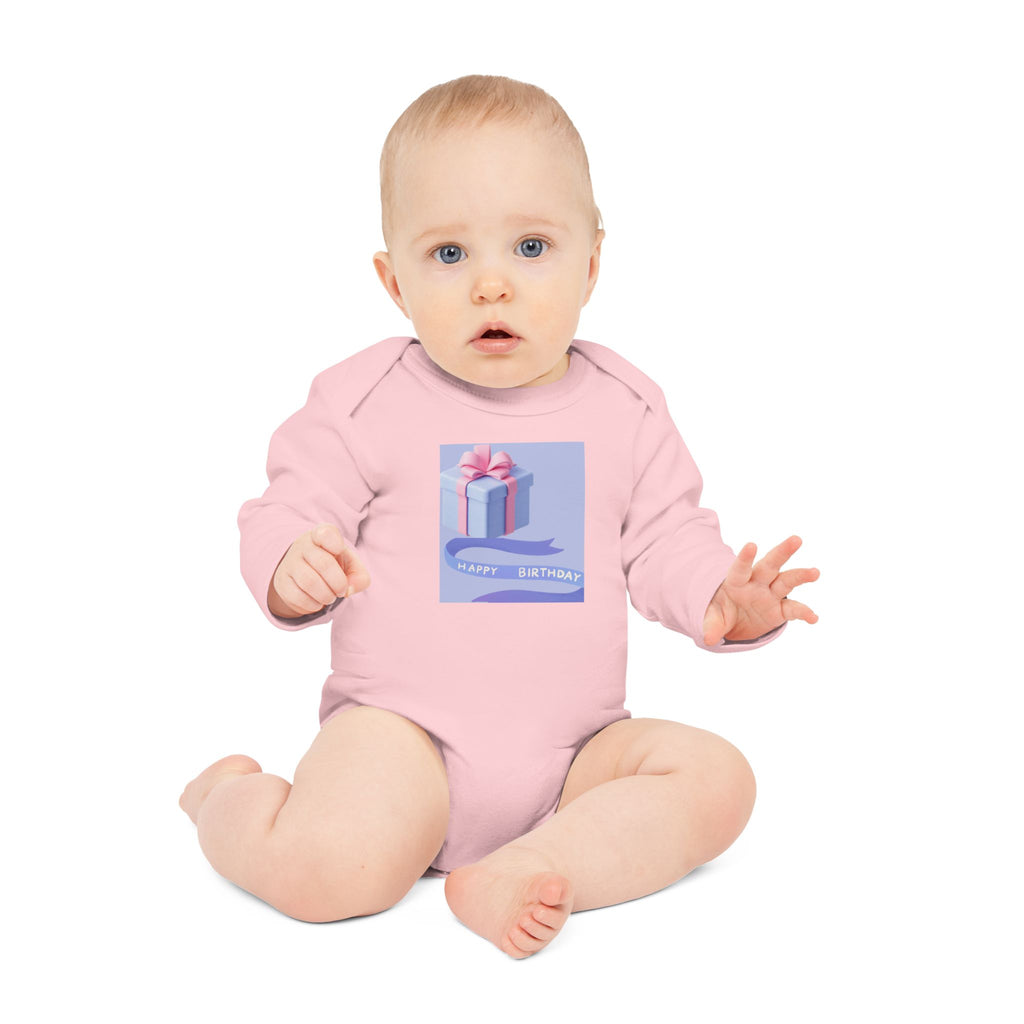 Baby Long-Sleeve Organic Bodysuit
