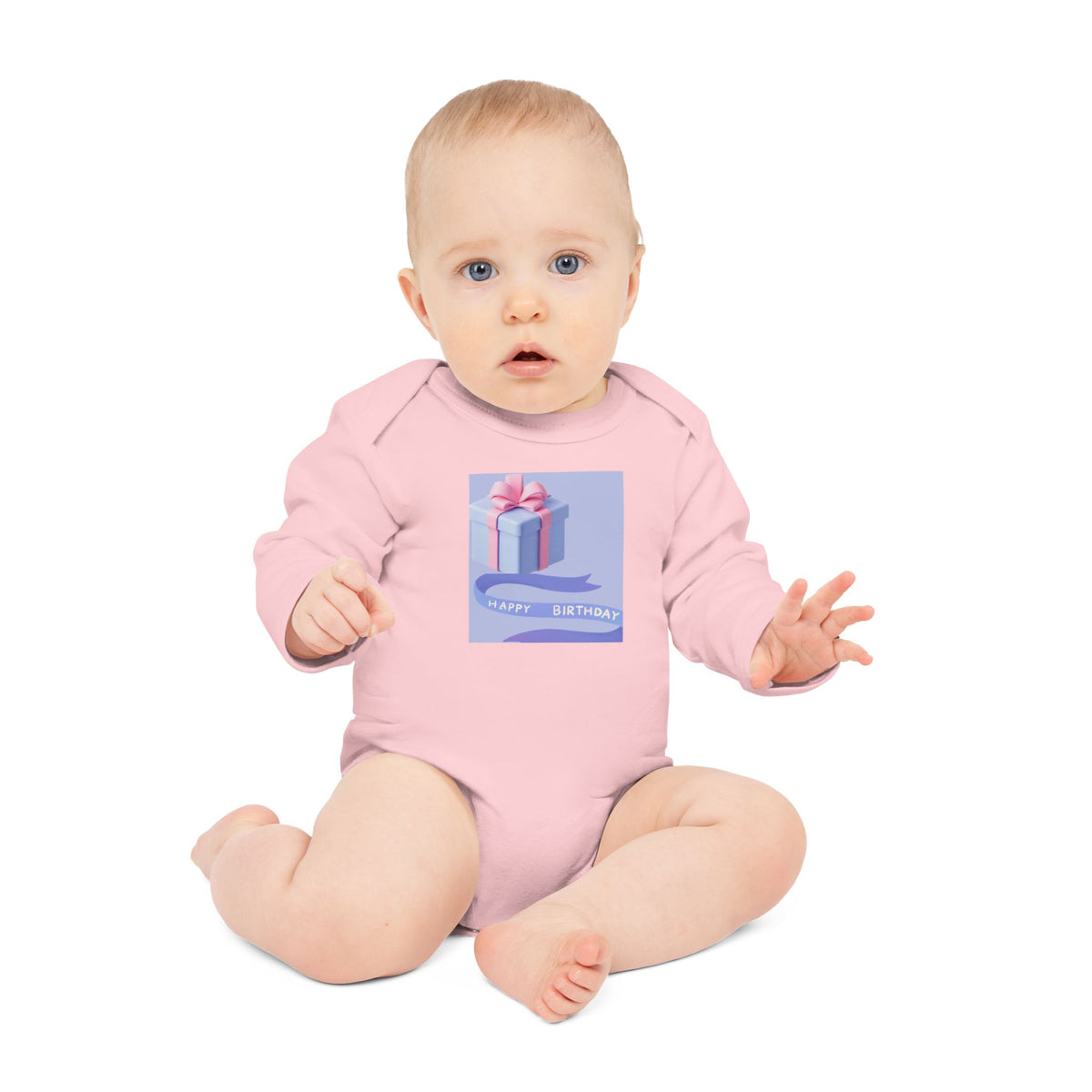 Baby Long-Sleeve Organic Bodysuit